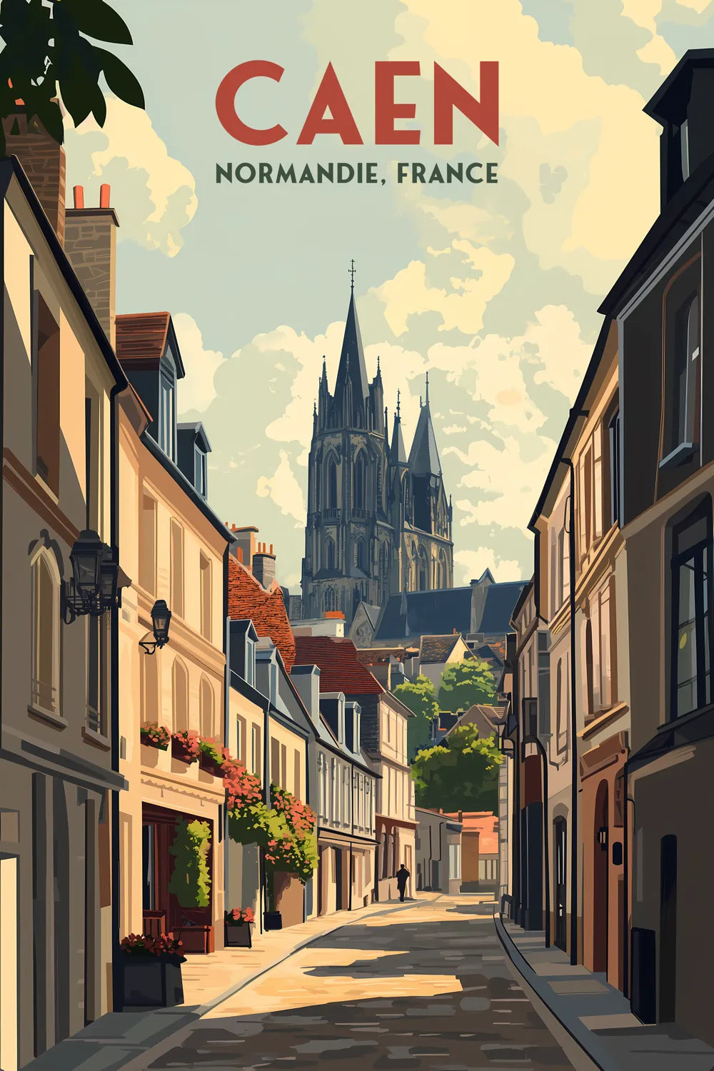 Caen – Historic Streets and Gothic Cathedral