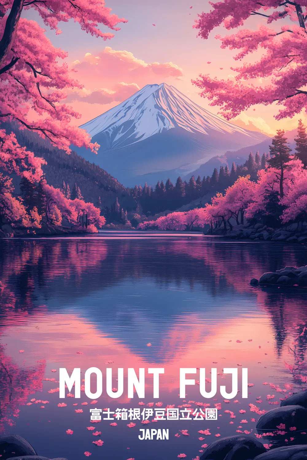 Mount Fuji - Cherry Blossoms