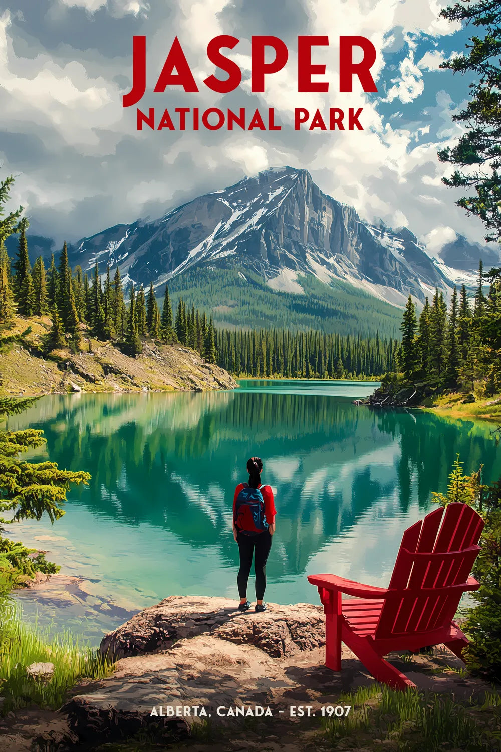 Jasper National Park - Valley of the Five Lakes